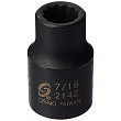 [해외]Sunex 214z 1/2-Inch Drive 7/16-Inch 12-Point Impact Socket