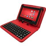 [해외]Digital2 7-Inch Keyboard Case, Red (ACK700A_RD)