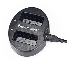 [해외]Newmowa Dual USB Charger for 올림푸스 BLN-1 BCN-1 and 올림푸스 OM-D E-M1 OM-D E-M5 PEN E-P5 OM-D E-M5 II