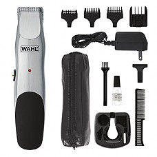 [해외]Wahl Clipper Groomsman Cord/Cordless Beard Trimmers for men, Hair Clippers and Shavers, Rechargeable mens Grooming Kit, Gifts for Husband Boyfriend, by the Brand used by Professionals # 9918-6171