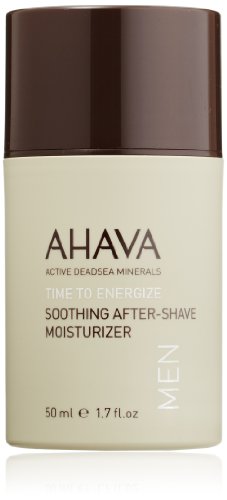 [해외]아하바 남성 에프터 쉐이브 모이스쳐 AHAVA Soothing After Shave, Time to Energize, Moisturizer for Men, 1.7 Fl Oz