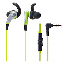 [해외]audio-technica SonicFuel in-ear headphones for Smartphones with In-line Mic & Control ATH-CKX5iS GR (Green)