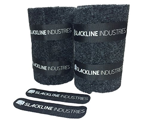 [해외]Slackline Industries Slackline/Tree Protection Set (2-Piece), 78 x 10-Inch, Black