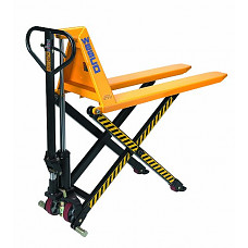 [해외]Wesco 272754 Manual High-Lift Telescoping Pallet Truck with Loop Handle, Polyurethane Wheels, 2200 lbs Load Capacity, 48-1/2" Height, 44-1/2" Length x 27" Width