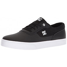 [해외]DC Mens Switch Skate Shoe, Black/White/Black, 11 D D US