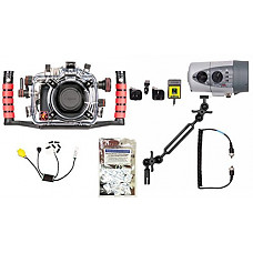 [해외]Ikelite 70D 캐논 Underwater Housing by 6870.70 w/DS160 Solo Strobe Pkg