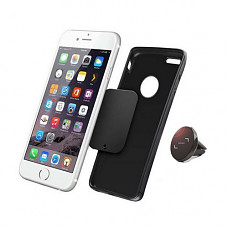 [해외]Car Phone Mount, Zaloot Universal Magnetic Phone Holder (Air Vent) Hands-Free Vertical or Horizontal Smartphone Holder | Portable, Wireless | iPhone, Samsung, HTC, Google | Black