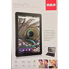 [해외]RCA Viking II Pro10-inch Tablet with Detachable Keyboard, Black (Quad Core 32GB,1GB RAM, HDMI, Bluetooth, WiFi, Android 6.0 Marshmallow)
