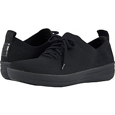 [해외]핏플랍 Womens F-Sporty Uberknit Sneakers All Black 9