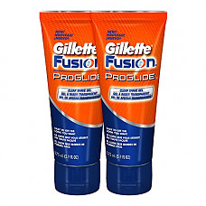 [해외]Gillette Fusion ProGlide Shave Gel, Clear, 5.9 Ounce (Pack of 2)