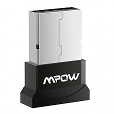 [해외]Mpow Upgraded Bluetooth 4.0 USB Adapter for Laptop PC Desktop Windows 7/8/8.1/10/Vista/XP to Connect Bluetooth Headphones Headset Speakers Mouse Keyboard and Smartphone
