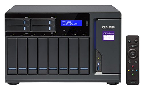 [해외]Qnap 12 Bay NAS/iSCSI IP-SAN, Intel Skylake Core i7-6700 3.4 GHz Quad Core (TVS-1282-i7-32G-US)