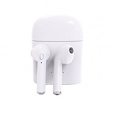 [해외]Wireless Earbuds: Wireless TraderTrue Bluetooth Best Mini TWS Earphone Charging Case In-Ear Sport Headphones Headset HandsFree Mic Noise Cancelling Sweatproof Running Workout iPhone Android (White)