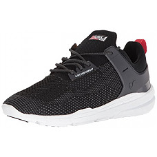 [해외]DVS Mens Cinch LT+ Skate Shoe, Black Charcoal Knit, 12 Medium US