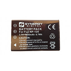 [해외]SDNP120 Lithium-Ion 배터리 - Rechargeable Ultra High Capacity (3.7V 1800 mAh) - Replacement for Fuji NP-120, Pentax D-LI7 & Ricoh DB-43 Batteries