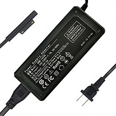 [해외]Surface Pro Charger, CIVIE Magnetic Connector Surfce 45W 15V 3A Surface Pro ace Desktop Charger Charger for Microsoft Surface Pro 3/4/5 New Surface Pro 2017 Tablet with 1.2M Power Cord (US PLUG)