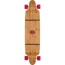 [해외]Globe Bannerstone Complete Skateboard, Red Bamboo, 41"
