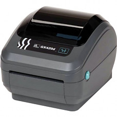 [해외]Zebra GX42-202411-000 GX420D Direct Thermal Printer, 203 DPI, Monochrome, 6" H x 6.75" W x 8.25" D, With Serial/Ethernet/USB Connections and Label Dispenser