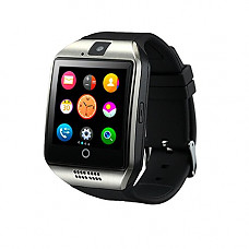 [해외]Smartwatch, Bluetooth Smart Watch, Touch Screen Smart Wrist Watch With SIM SD Card Slot Support Push Message Pedometer Health Sport Tracker Watch for Android 삼성 iOS iPhone Kids Men Women (SILVER)