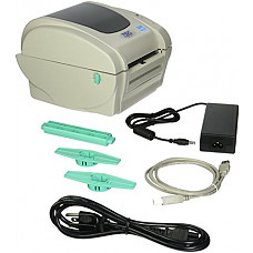 [해외]TSC 99-126A010-30LF Series TDP247 Desktop Direct Thermal Bar Code Printer, 203 dpi Resolution, 5 ips, TSPL-EZ, USB/Serial/Parallel Port, Peeler, USB Cable Included, Black