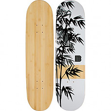 [해외]Bamboo Skateboards Moso Graphic Skateboard Deck, Natural, 8.25" x 32"