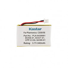 [해외]Kastar 3.7V 240mAh 배터리 (1-Pack) for Plantronics CS-50 CS50-USB CS-55 CS-60 PL-CS-50 PL-CS-50USB PL-CS-55 PL-CS-60 Replaces OEM Avaya AWH-55 Plantronics 64327-01 64399-01 65358-01 PL-64399-01