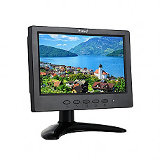 [해외]Eyoyo 7 inch TFT 1024x600 Full HD Color 모니터 16:9 Display Screen HDMI BNC VGA AV USB Input Video Audio With Build-in Speaker