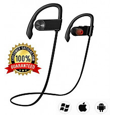 [해외]Iphone 6 6S 7 X and 삼성 갤럭시 Compatible Bluetooth Wireless Headphones - Noise Cancelling Earphones - Best Sports Headphones - IPX7 방수 Earbuds for Gym Running Workout 8 Hour 배터리