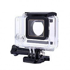 [해외]방수 Case for Gopro, Calas Replacement 방수 Protective Dive Housing Case for 고프로 Hero 4 3+ 3 카메라 - Underwater 40 Meters
