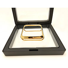 [해외]LUXSUISH 24kt Gold Plated Metal Watch Case for 애플 Watch iWatch S1 S2 S3 Sports & Edition Non-ceramic Version for the Bigger Size 42MM - Gold
