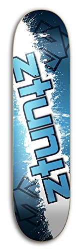 [해외]ZtuntZ Skateboards Park Logo Blue Skateboard, Blue/White/Black, 7.75 x 31.25-Inch/14-Inch WB