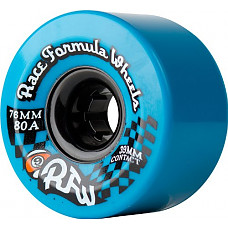 [해외]Sector 9 Race Formula Skateboard Wheel, Blue, 76mm 80A