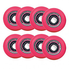 [해외]Rollerblade Hydrogen Urban 80mm 85A (8 Pack), Pink, One Size