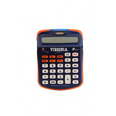 [해외]Collegiate Series 00539 UNIVERSITY OF VIRGINIA Solar-Powered Calculator with School Logo and Colors