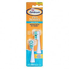 [해외]Spinbrush Pro Whitening Soft Bristle Replacement Heads, 2 Heads