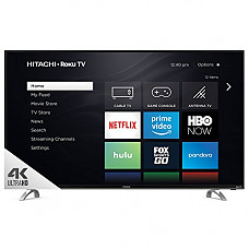 [해외]Hitachi 49RH1 49" UHD with HDR Roku Smart LED TV, Black (2018 Model)