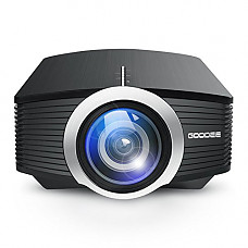 [해외][GooDee]Projector, GooDee Mini Portable Projector Home Cinema Theater Movie Video Projector Support Multimedia HDMI USB for Home Entertainment Games