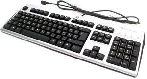 [해외]HP KUS0133 USB U.S. ENGLISH Keyboard with Smartcard Reader - 434822-004