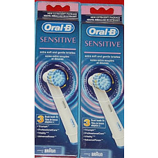 [해외]Oral b Sensitive Toothbrush Refills, formerly Extrasoft, 2 pack, 6 heads