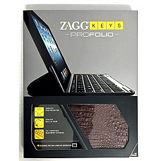 [해외]Zaggkeys Profolio Bluetooth Keyboard Case for 아이패드 2nd 3rd and 4th Generation (Alligator)
