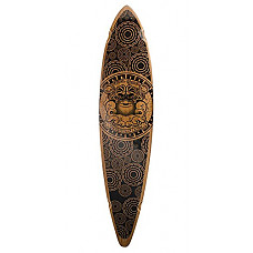 [해외]Bamboo Skateboards Longboard 44" x 9.5" Pintail, Trurute - Indra 44"X9.25"