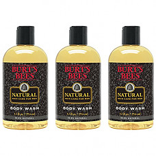 [해외]Burts Bees Natural Skin Care for Men Body Wash, 12 Ounces, Pack of 3