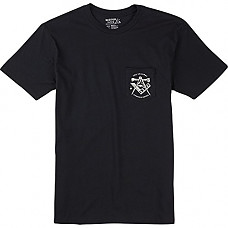 [해외]Burton Mens OG Slim Short Sleeve Tee, True Black, Small