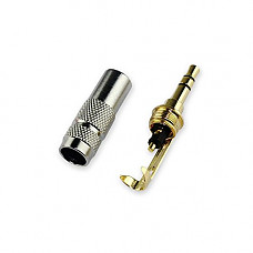 [해외]DCFun 3.5mm 3-pole 핸드폰 Jack Male Plug Repair Replacement Solder Adapter, Copper Plated Metal Housing Plug -Silver