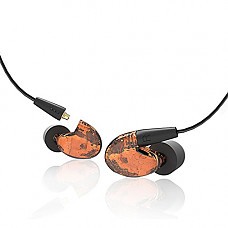 [해외]GranVela TK-T180 Balanced Armature In Ear Monitor, Hi Fidelity Universal Fit Noise-Isolating Earbuds -Orange