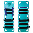 [해외]Iron Duck 35840-XL-Teal Pedi-Air-Align Complete XL Pediatric Spinal Immobilization Backboard with Patented Dual Plane Head Drop System, Includes Straps, Head Blocks and Carry Case