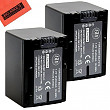 [해외]BM 2 NP-FV70 Batteries for 소니 FDR-AX700, PXW-Z90V, HXR-NX80, HDR-CX455/B HDR-CX675B, CX330, CX900, PJ340, PJ540, PJ670B, PJ810, FDR-AX33, FDR-AX53, FDR-AX100, NEX-VG10, VG20, VG30, VG900 Camcorders