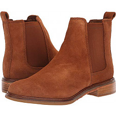 [해외]클락스 New Womens Clarkdale Arlo Boot Dark Tan Suede 9