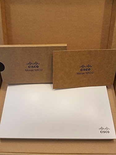 [해외]Cisco Meraki MR32 Dual-Band Three Radio 2x2 MIMO, 802.11ac Indoor High Performance Access Point with 3 Years Enterprise License