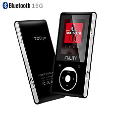 [해외]16GB MP3 Player with Bluetooth Support up to 128GB-(Black & Silvery) by FULITY
